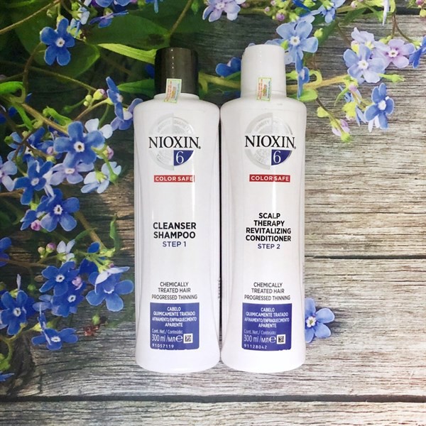 Dầu gội Xả Nioxin 6 Dành Cho Tóc Hay Tạo Kiểu, Thưa Mỏng Và Rụng Nhiều 300ML
