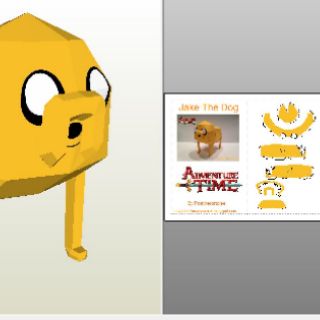 Mô hình giấy Jake [Adventure TIME]