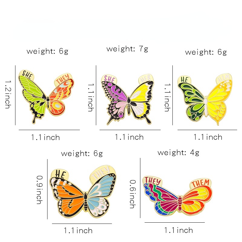 Ghim Cài Áo Hình Bướm Tráng Men 40 Kiểu Sáng Tạo Thời Trang