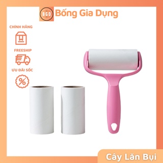 Cây Lăn Bụi Thông Minh Làm Sạch Quần Áo, Sàn Nhà,Ga Giường, Sofa Tiện ích  (Tặng kèm 2 cuộn giấy lau thay thế )