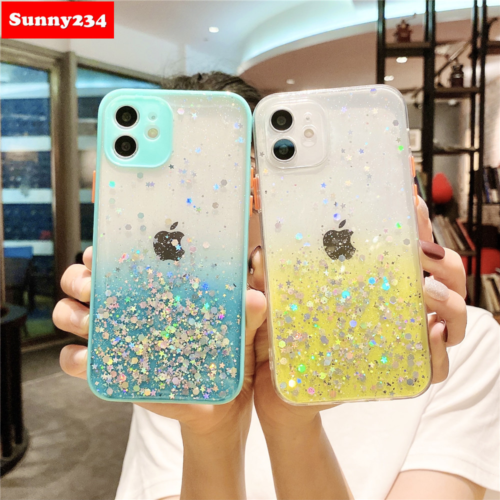 Ốp điện thoại lấp lánh chống sốc cho Oppo A54 A15 A15S A53 A32 A33 A31 A5 A9 2020 A5S A12 A7 A3S A12E A11X A11K