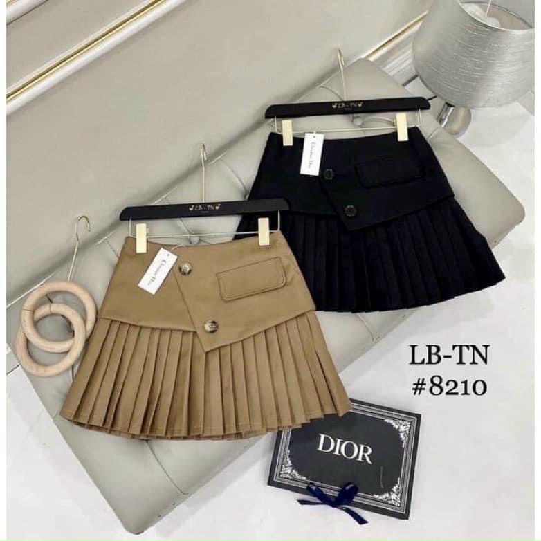 Chân váy tennis xếp ly cúc lệch túi giả cao cấp | BigBuy360 - bigbuy360.vn