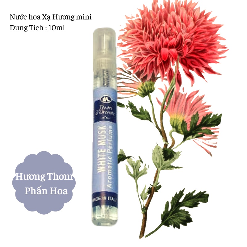 Nước Hoa Mini Tesori d'Oriente Chính Hãng 10ml Dạng Xịt Nhỏ Gọn Tiện Lợi
