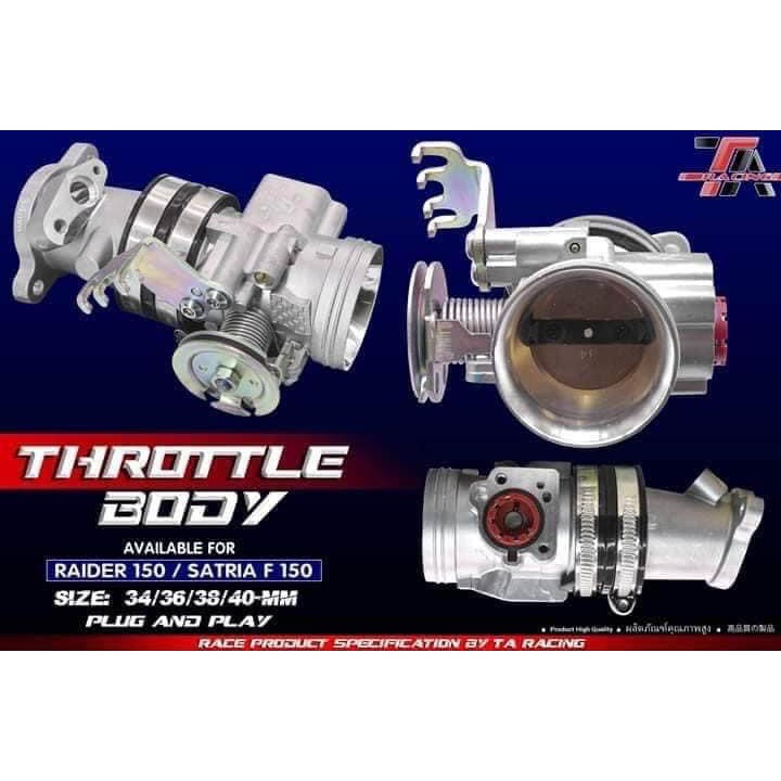 Họng xăng Fi Throttle Body dành cho xe raider, satria, ex150, winner150, sonic150, rs150.