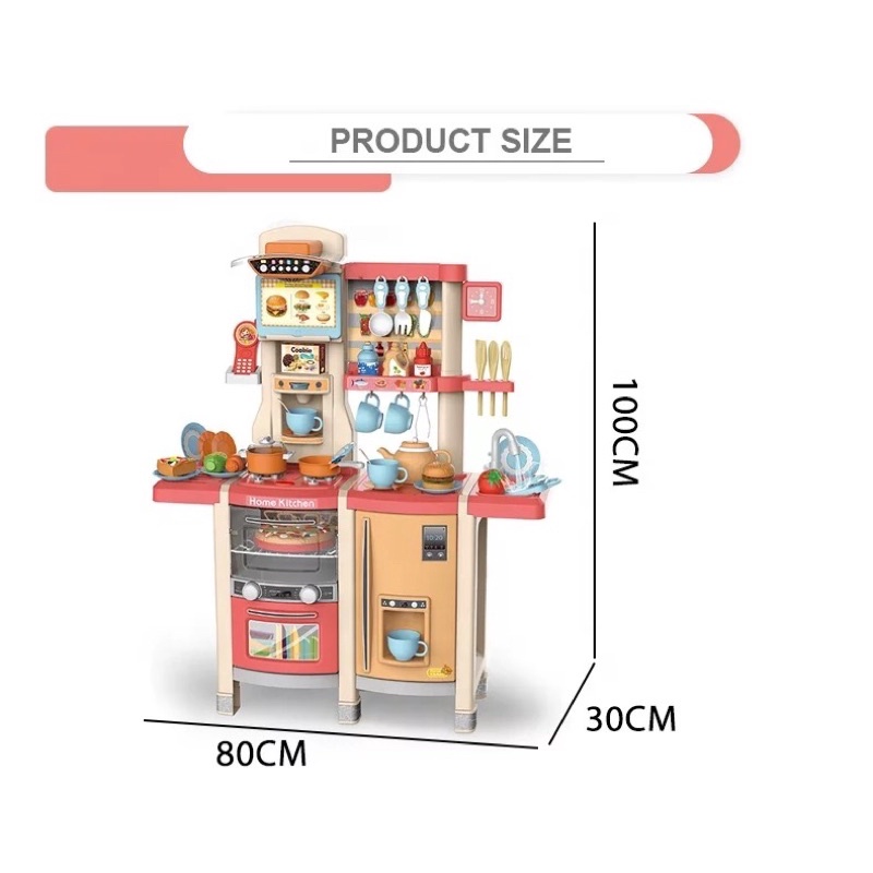 Đồ chơi nấu ăn kệ bếp Home Kitchen cao 100 cm