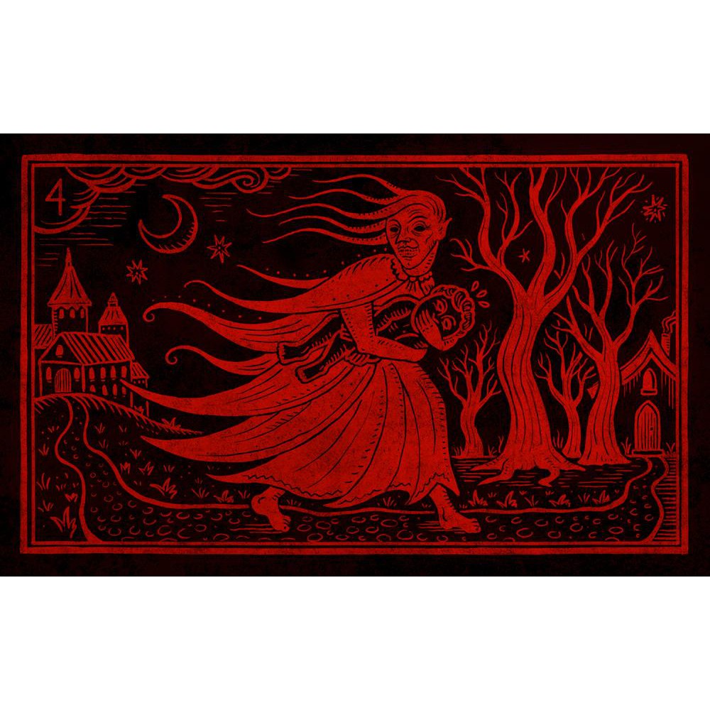 Bộ bài Oracle of Black Enchantment Blood Edition