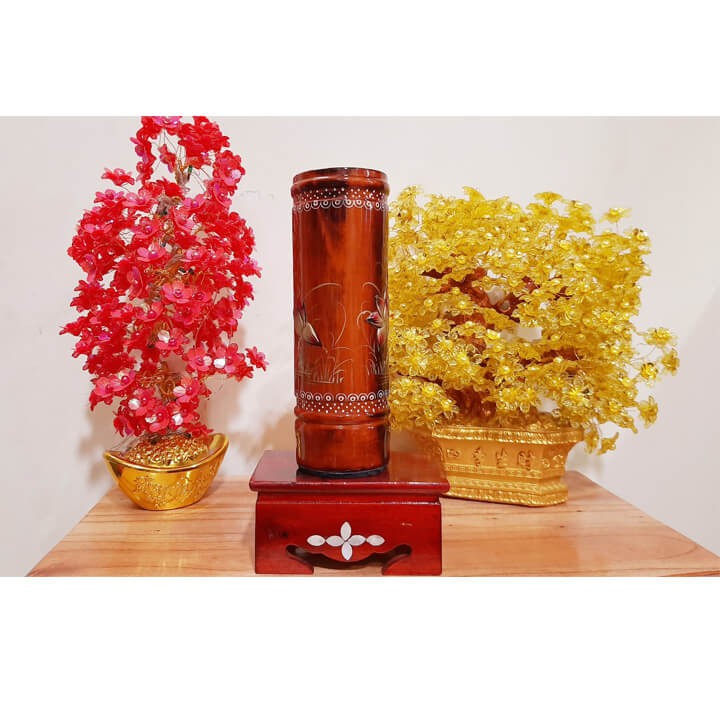 Ống nhang gỗ cao 23cm