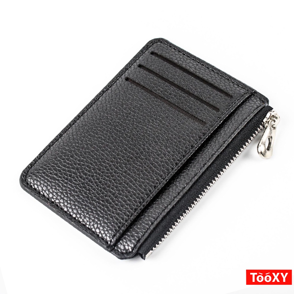 Ví da mini nam nữ cầm tay dáng đứng, Bóp da cao cấp đựng thẻ Card ATM, CMND, GPLX Nhỏ Gọn VD05