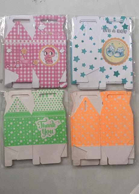 Set 6 hộp bắp, hộp quà trang trí bàn tiệc