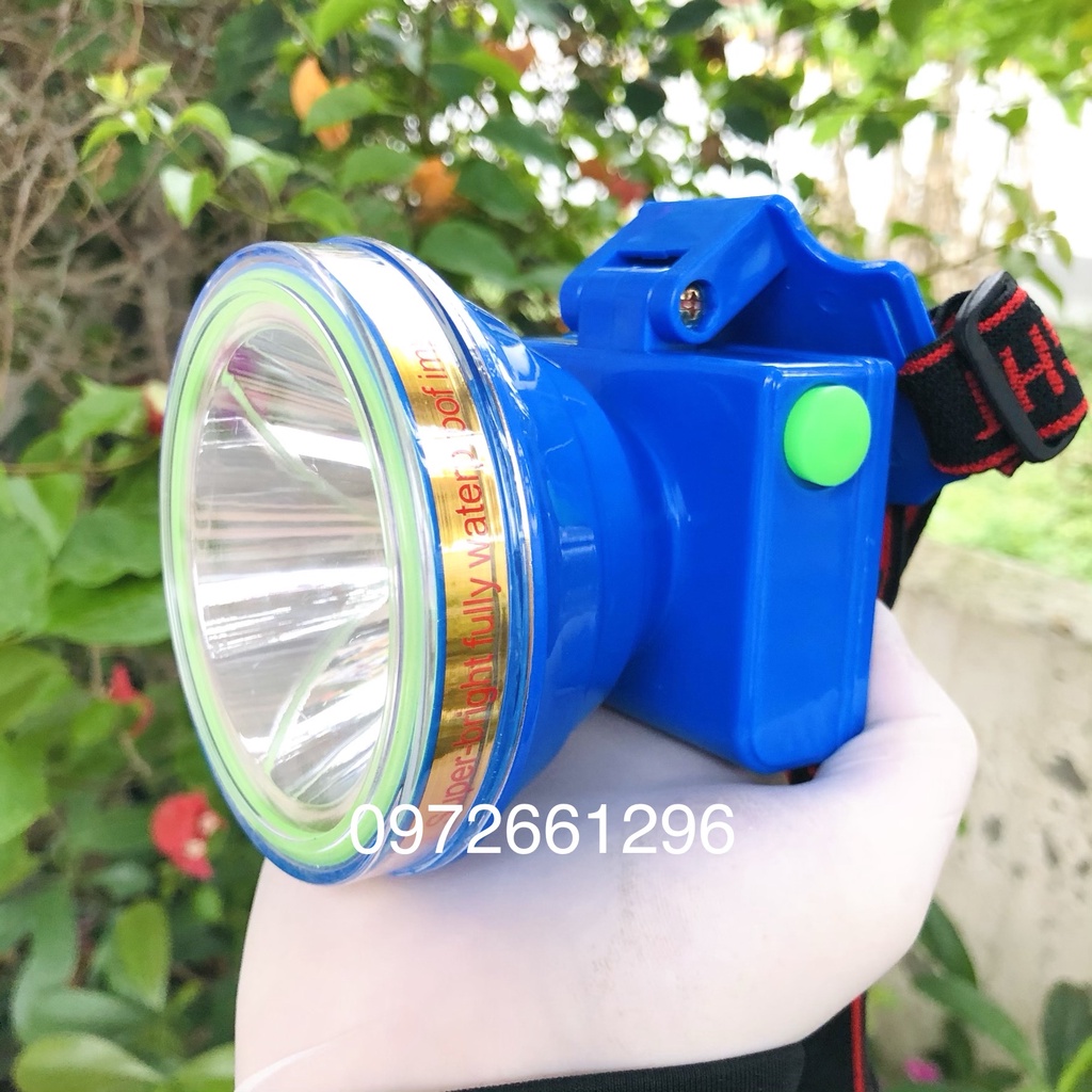[ 200W] Đèn Đội Đầu Chống Nước 7958 Made In Thái Lan Siêu Sáng, Bền Bỉ Đi Lặn-Đồng-Mỏ
