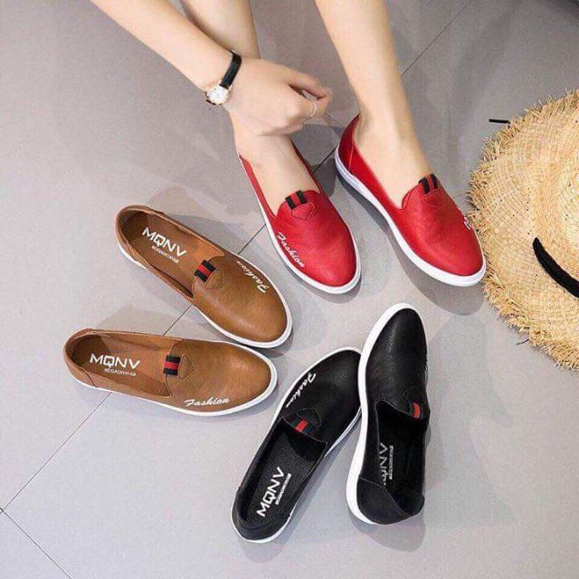 (XẢ HÀNG) GIÀY SLIP ON FASHION NỮ