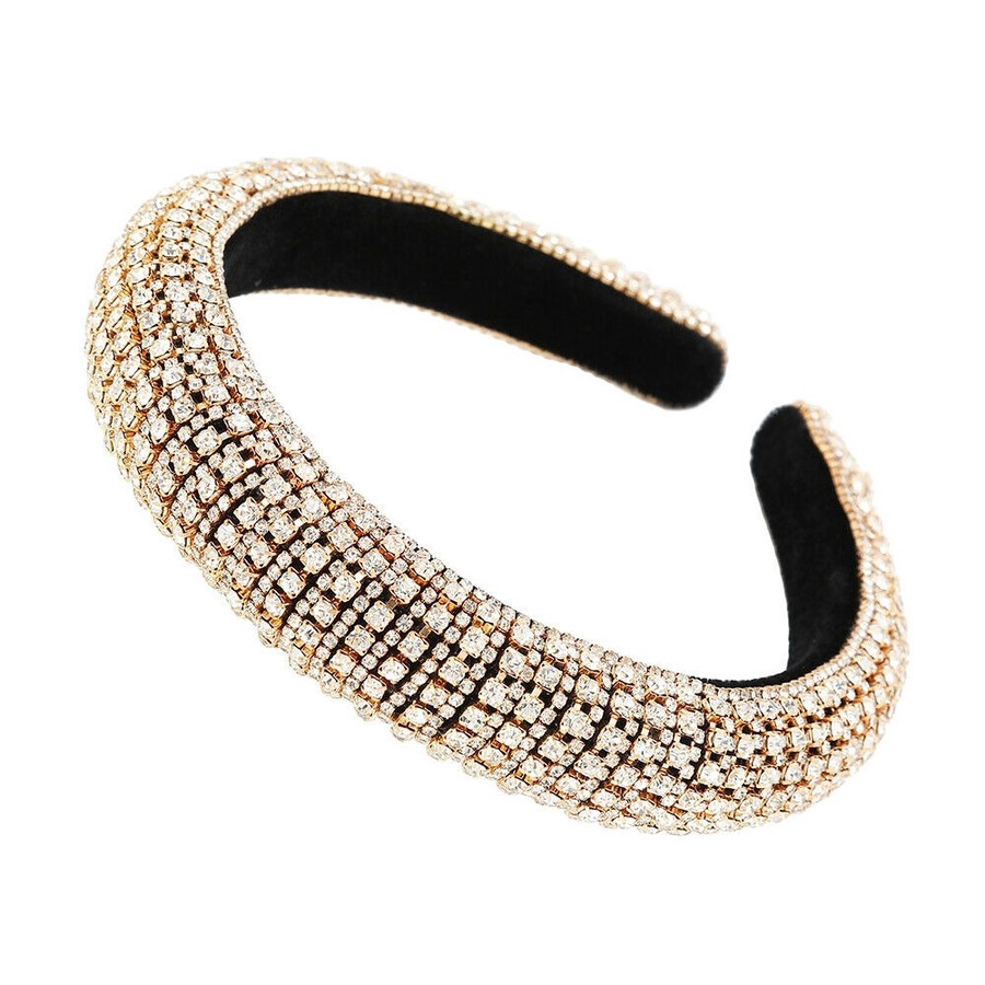 Cài tóc đính đá lấp lánh phong cách Hàn Quốc