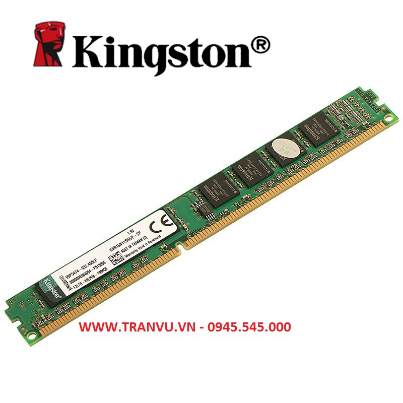 [ UY TÍN ] Bộ nhớ trong DDRAM III Kingston 4G buss 1600 chính hãng