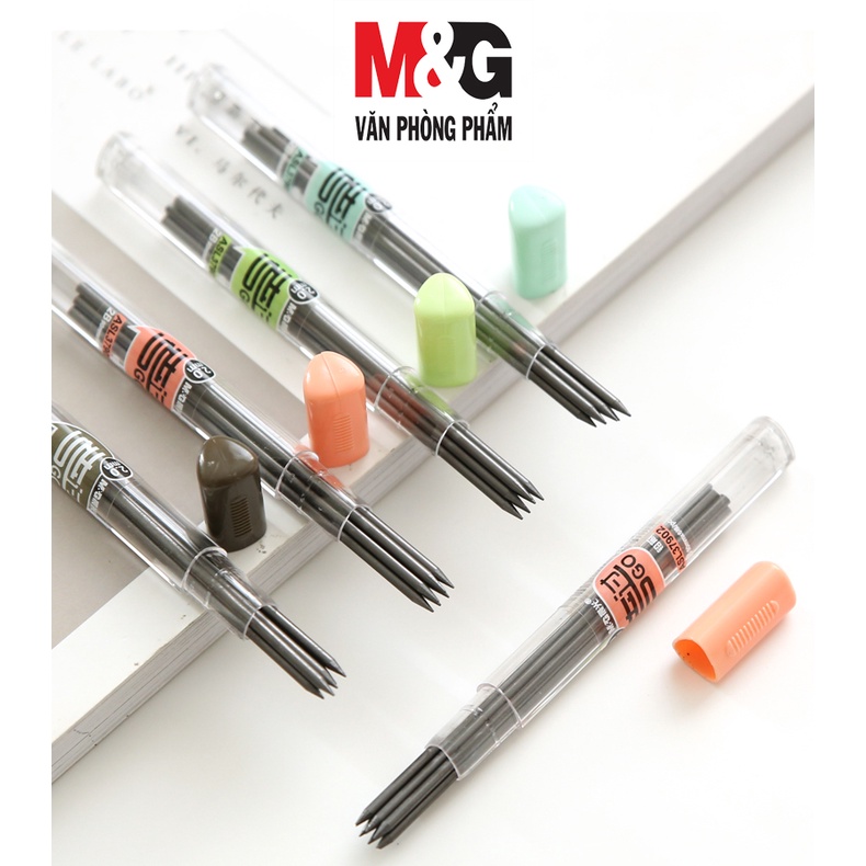 Ruột bút chì 2B 2mm M&G ASL37902 dùng cho bút chì bấm AMP35601