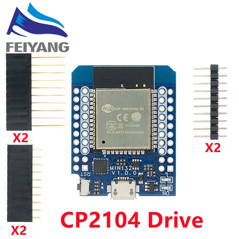 Bảng Mạch Phát Triển Wemos Mini D1 ESP8266 ESP32 ESP-32S WIFI Bluetooth CP2104 Cho Arduino