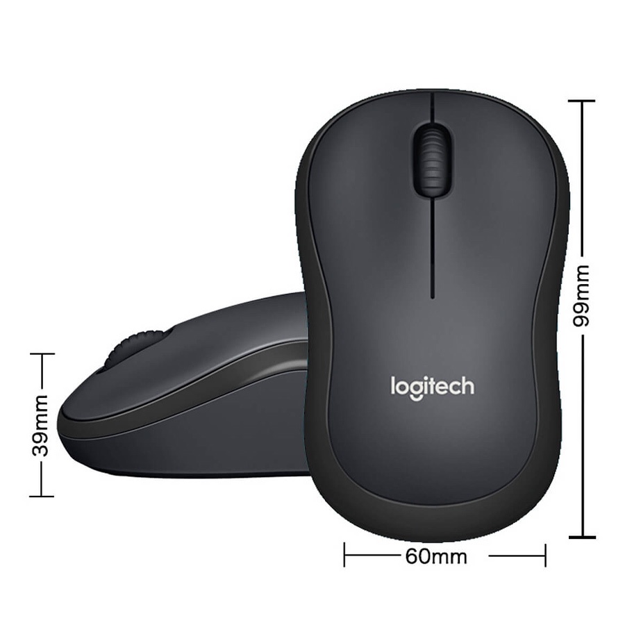 Chuột không dây Logitech M220 không tiếng ồn phân giải 1000 DPI - Công tắc on/off , độ nhạy cao - Bảo hành 12 tháng