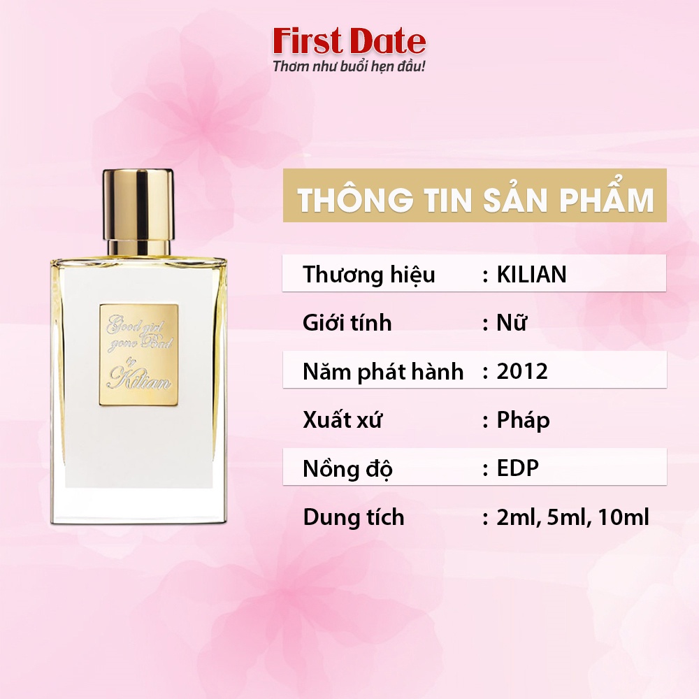 Nước Hoa Nữ Rắn Trắng Killian Good Girl Gone Bad - Mùi hương của Quyền Lực và Sang Trọng - First Date