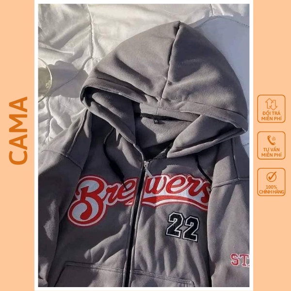 Áo khoác nỉ nữ hoodie form rộng cute hàn quốc CaMa Store M379 | BigBuy360 - bigbuy360.vn