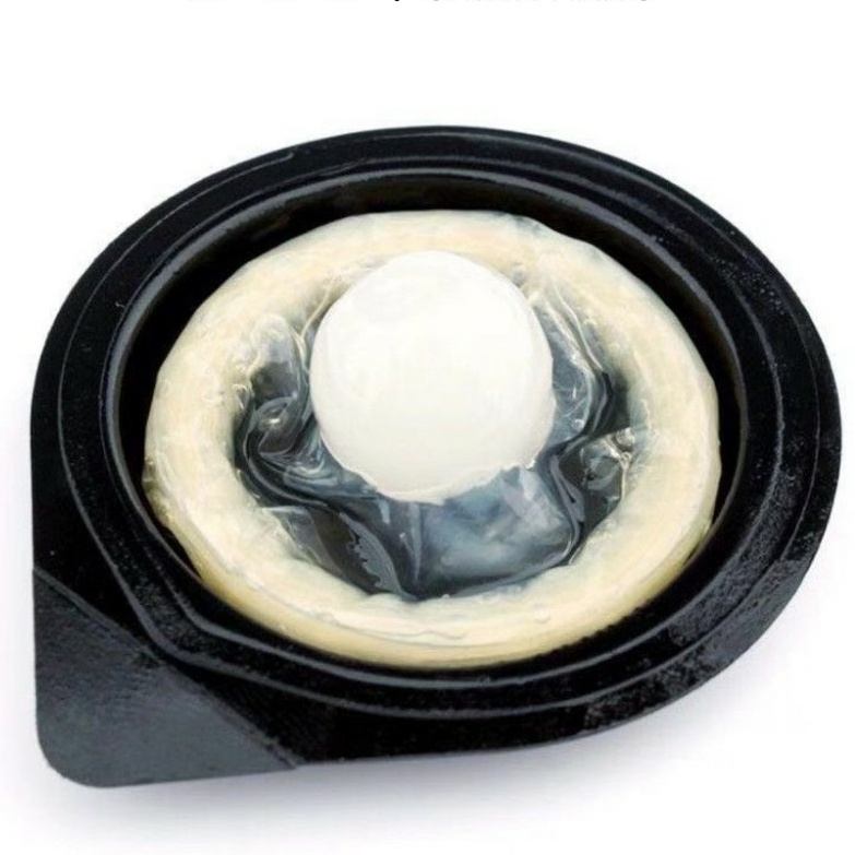 Bao cao su OiO Trắng Soft Growth, mỏng, nhiều gel bôi trơn, tăng chiều dài 1,5cm - Hộp 05 bcs 5 bi