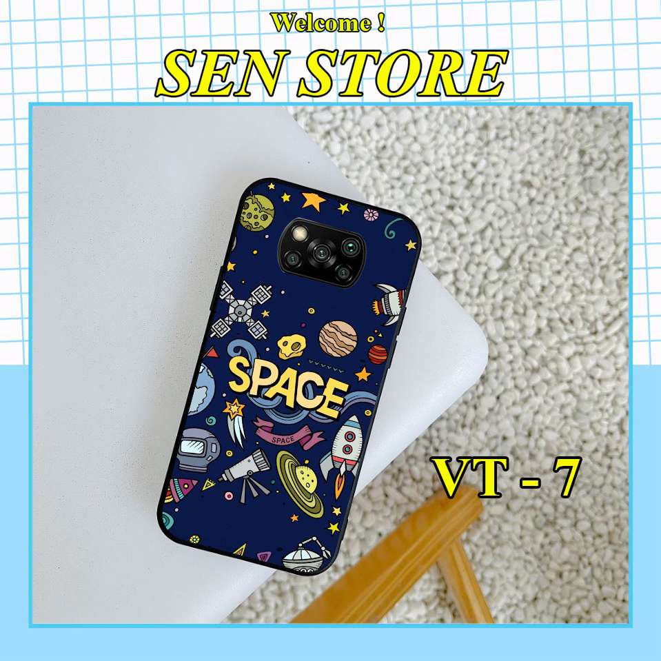 Ốp điện thoại Xiaomi Poco X3/ Poco M3 - Redmi Note 9/ Note 9s/ Note 9 pro in hình vũ trụ cực đẹp