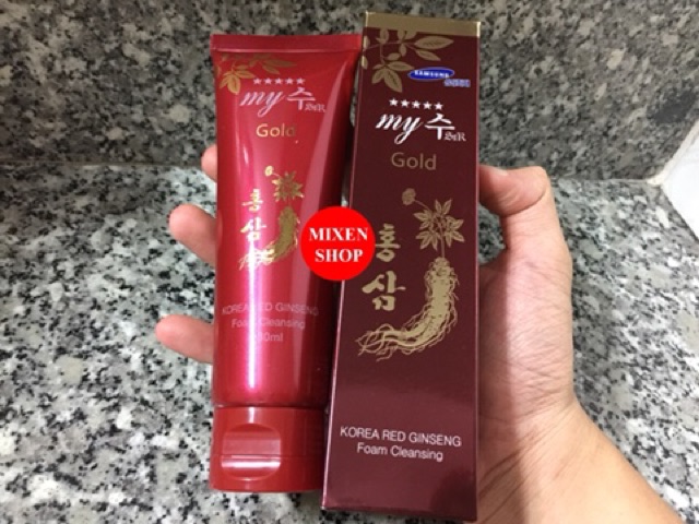 {Chính hãng - Ảnh thật} Sữa Rửa Mặt Sâm My Gold 130ml Chính Hãng Hàn Quốc | BigBuy360 - bigbuy360.vn