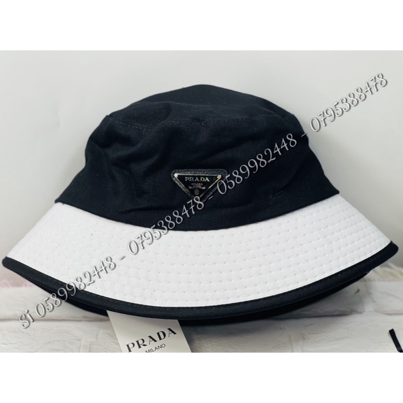 Mũ bucket phối màu - nón tai bèo phối màu logo Pra cực hot thời trang nam nữ