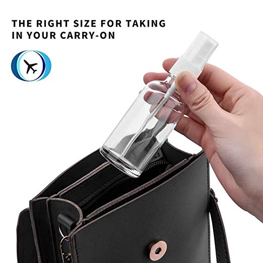 Bình Xịt Rỗng Mini Bằng Nhựa Trong Suốt Có Thể Tái Sử Dụng 12 Kích Cỡ 30ml / 50ml / 100ml