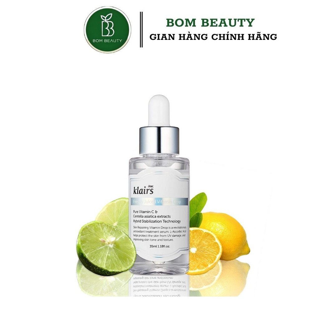(#Klairs) Serum Dưỡng trắng mờ thâm nám Klairs Freshly Juiced Vitamin Drop