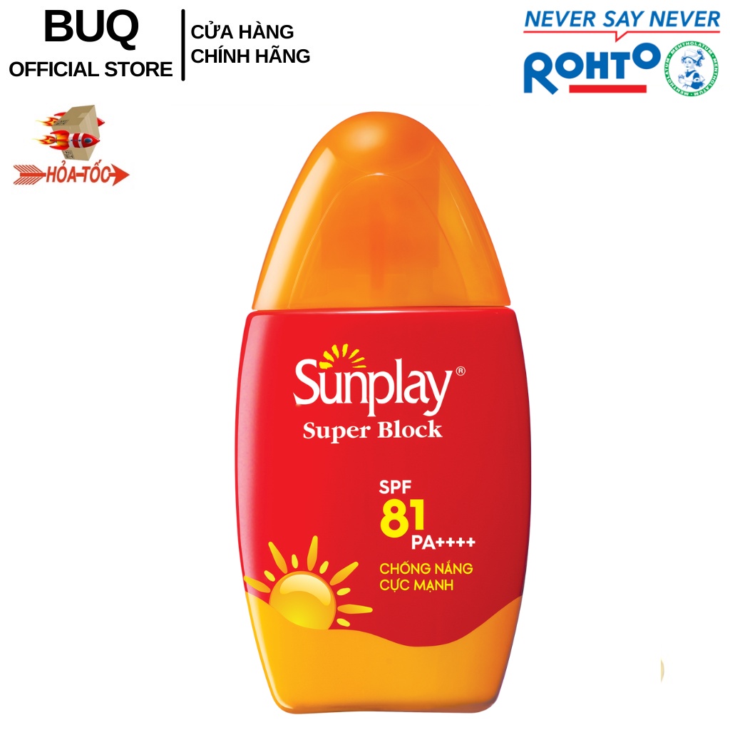 Sữa Chống Nắng Cực Mạnh Sunplay Super Block Kháng Nước Tốt Spf 81/Pa++++ 70g