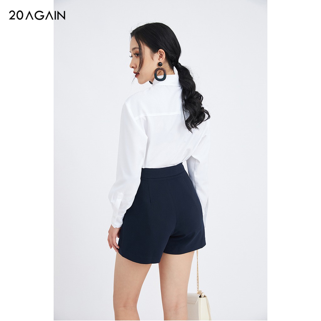 Chân váy ngắn nữ công sở 20AGAIN đủ màu, đủ size, khóa sắt trang trí JAA1105