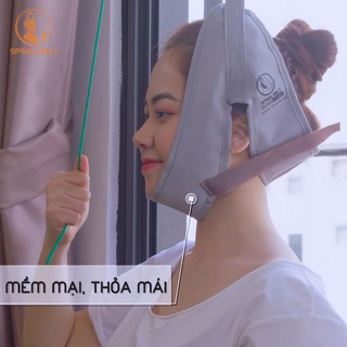 (Mẫu Mới) (Dạng móc treo) Đai Kéo Giãn Cột Sống Cổ Spinal Belt