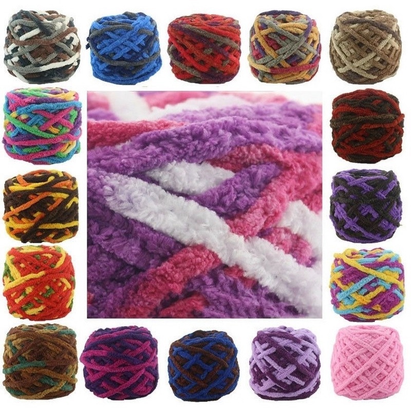 Cuộn len sợi to 1 lớp 100G 31-57 mềm mại