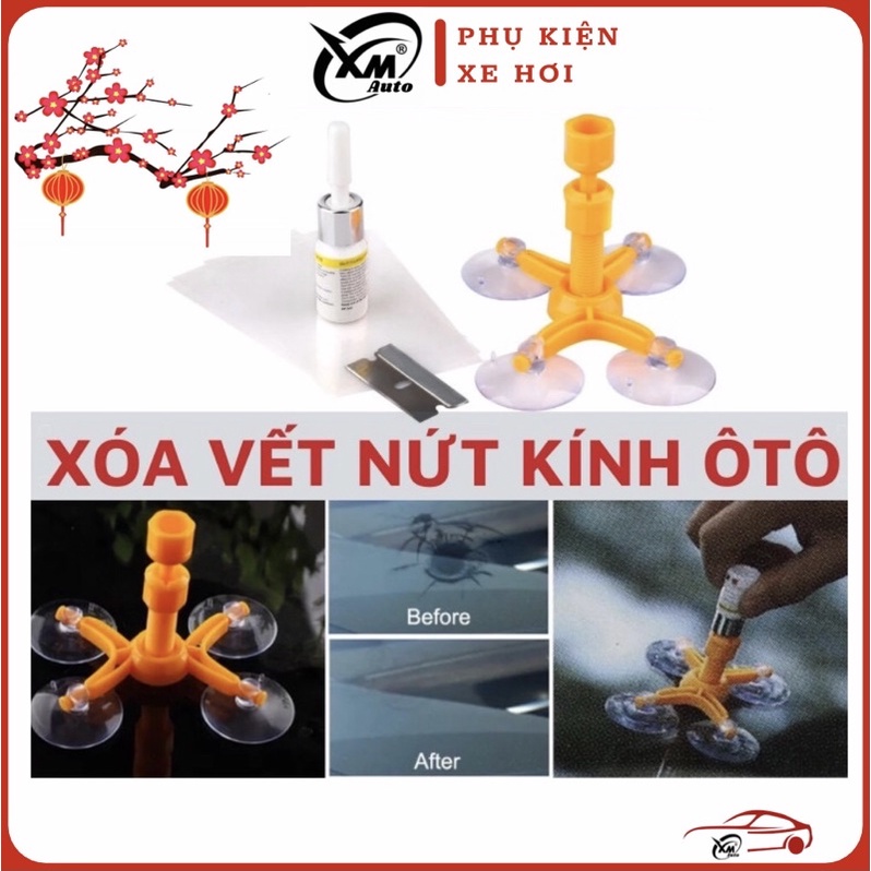 Dụng cụ sửa,hàn vết nứt kính chắn gió xe ô tô XMAUTO