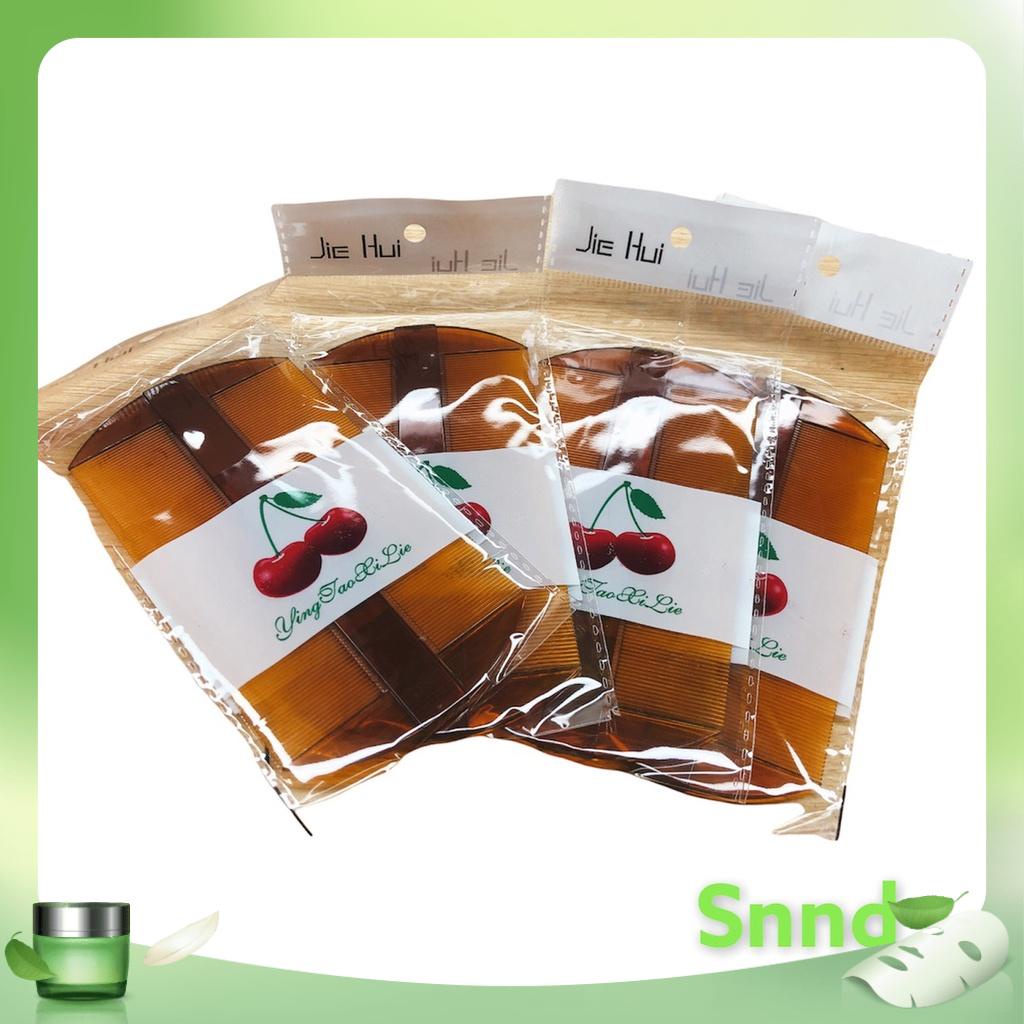 12 lược chải chí ( chấy ) hộp táo lớn màu nâu ( 1 hộp 12 cây size lớn )