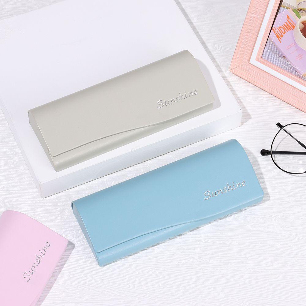 Hộp Đựng Mắt Kính Bằng Da PU Chống Thấm Nước Phong Cách Vintage