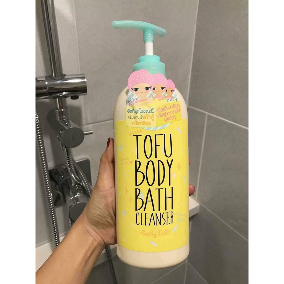 [ Auth Thái ] Sữa Tắm Trắng Da Đậu Phụ Cathy Doll Tofu Body Bath Cleanser (750ml)