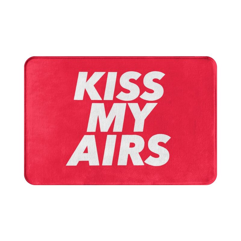 Thảm Lót Sàn Mềm Mại In Chữ Kiss My Airs (60 X 40 cm)