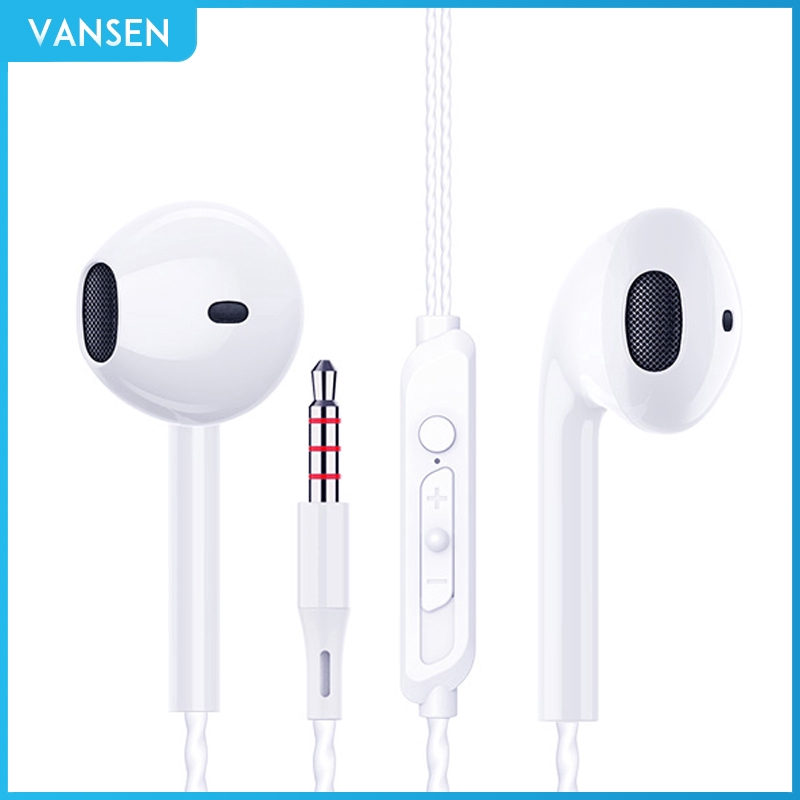 Tai nghe nhét tai có dây VANSEN chính hãng 3.5mm dành cho iPhone Android