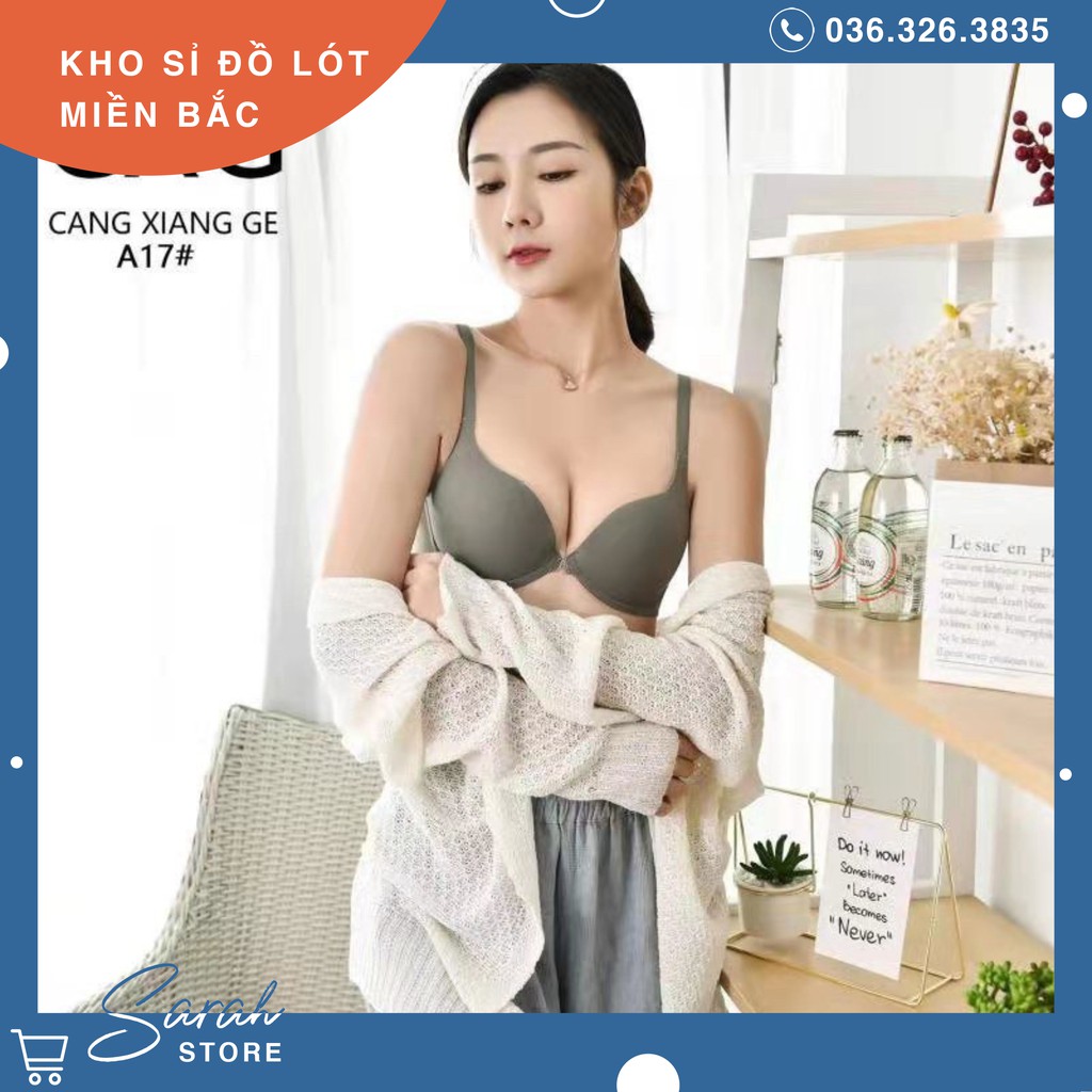 [Mã FAMARAL1 giảm 10K đơn 50K] Áo Lót Nữ CXG A17 Siêu Đẩy Ngực, Mút Kép Trơn Có Gọng Nâng 4cm | BigBuy360 - bigbuy360.vn