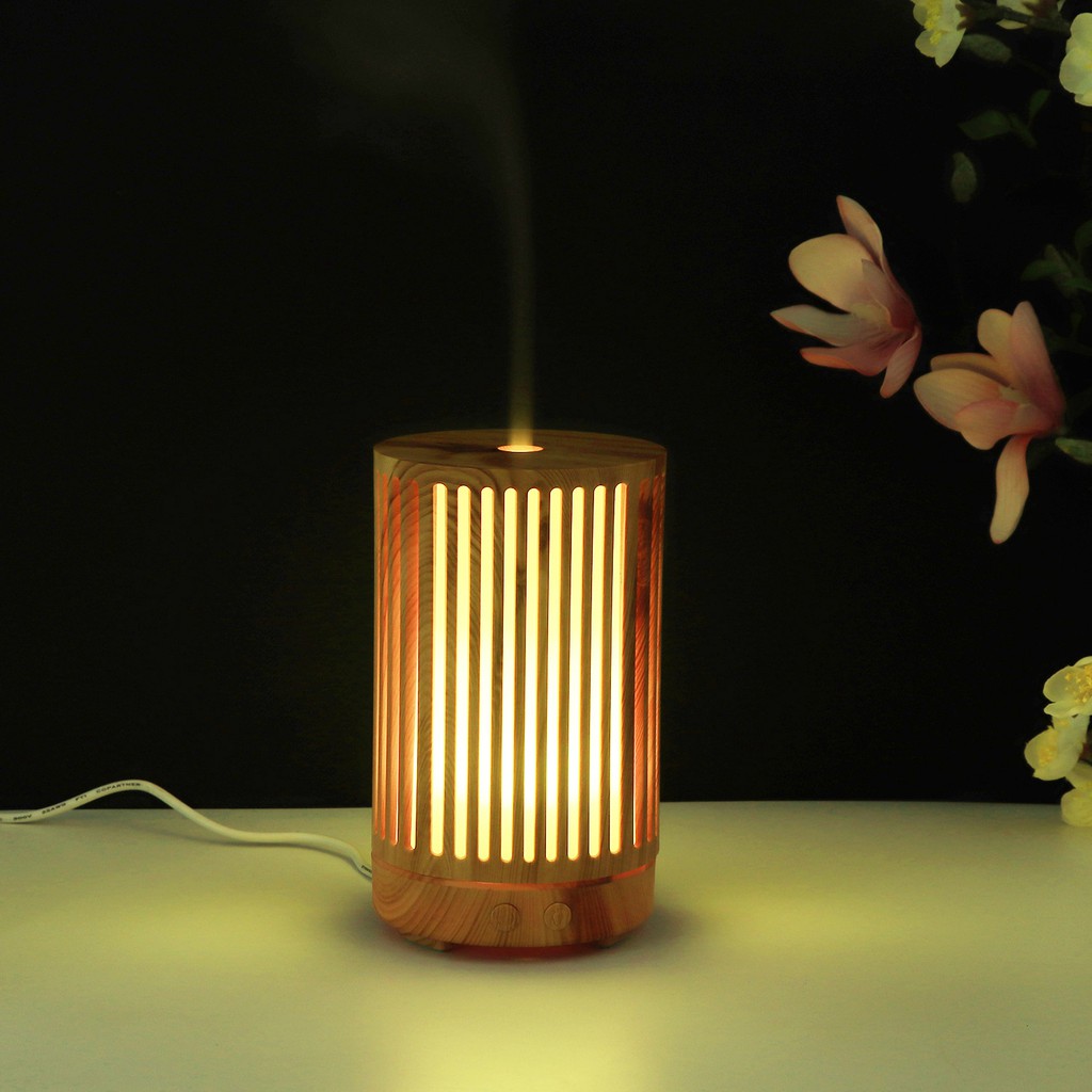 Máy Xông Tinh Dầu Trụ Cây (Mẫu mới Nhất ), phun sương khuếch tán tỏa hương thơm tinh dầu, khử mùi hôi, ẩm mốc