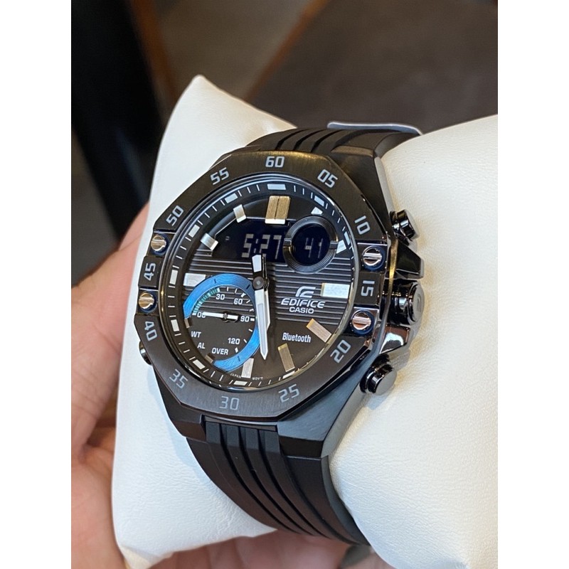 Đồng hồ nam Casio Edifice ECB-10PB - Kích thước vỏ : 51×48,5×12,5mm