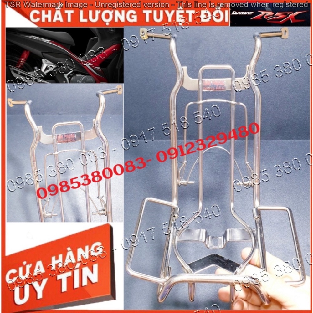 Baga Giữa Võng Xe INOX Dày 10 Ly Cho Honda Wave RSX Các Đời 2014 - 2021 (Ảnh tự chụp)