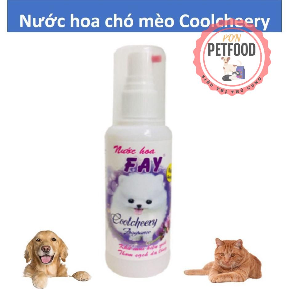 Nước hoa chó mèo 90ml (2 loại) Nước hoa Fay CoolCheery En-Rosely cho thú cưng