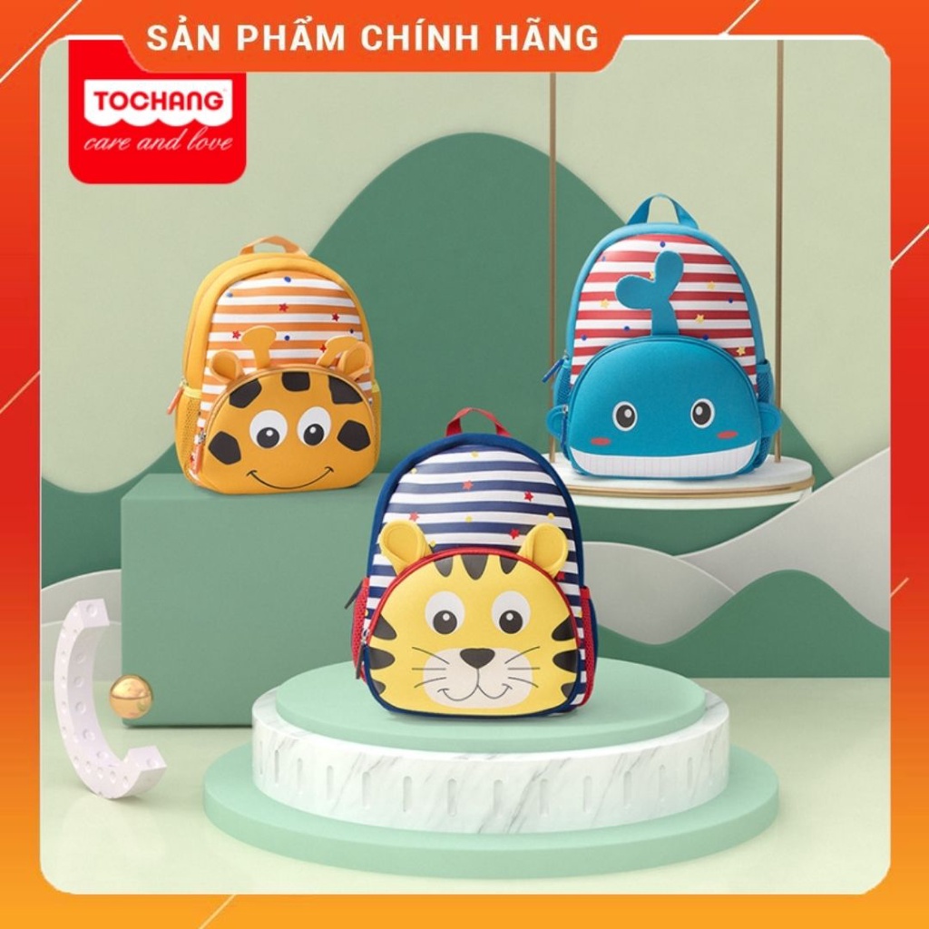Balo Cho Bé Mầm Non, Balo Trẻ Em Mẫu Giáo, Balo Cho Bé, Chính Hãng TOCHANG Cho Bé Từ 1-4 Tuổi