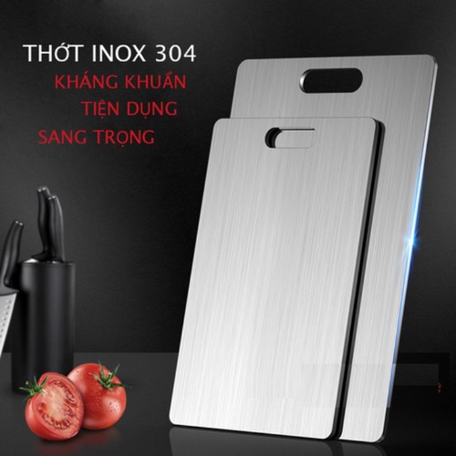 [CHUẨN INOX] Thớt inox cao cấp 304 - Thớt Kháng Khuẩn Chống Mùi, Siêu Xịn Bền