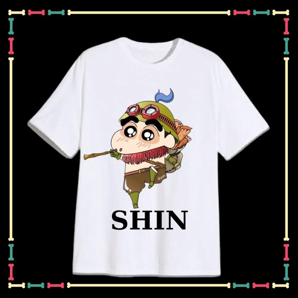 ÁO THUN XIN XÒ IN HÌNH SHIN - CẦU BÉ BÚT CHÌ ( TỪ 10KG ĐẾN 90KG, ĐỦ SIZE ÁO)