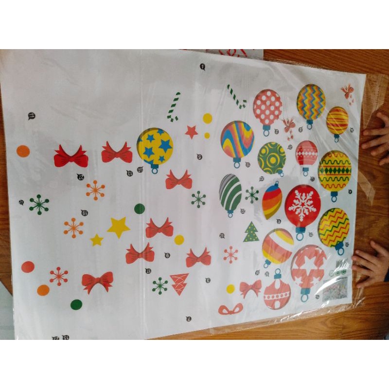 Decal Dán Kính Giáng Sinh Vui Vẻ Tranh Dán Tường