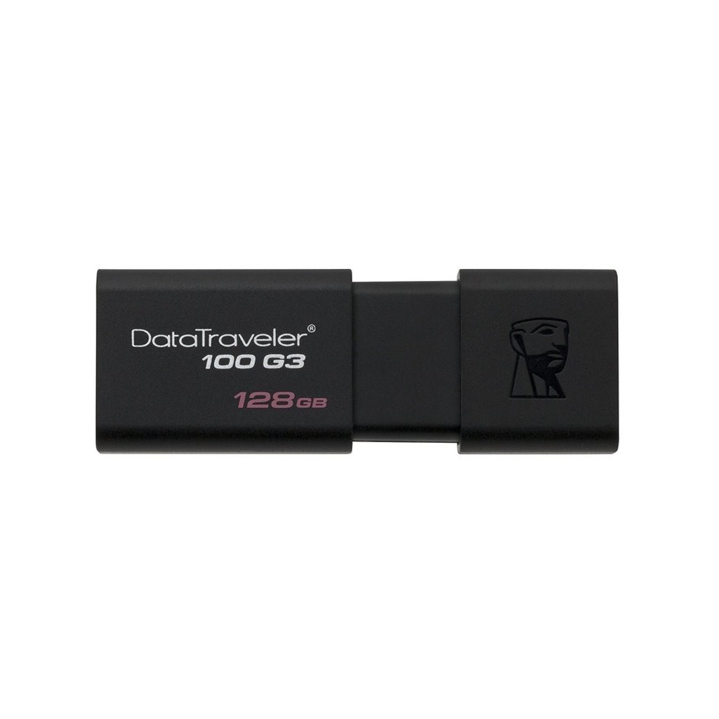 USB 3.0 Kingston DT100G3 128GB tốc độ upto 130MB/s + Cáp sạc micro USB tròn CB05 Romoss - Hãng phân phối chính thức