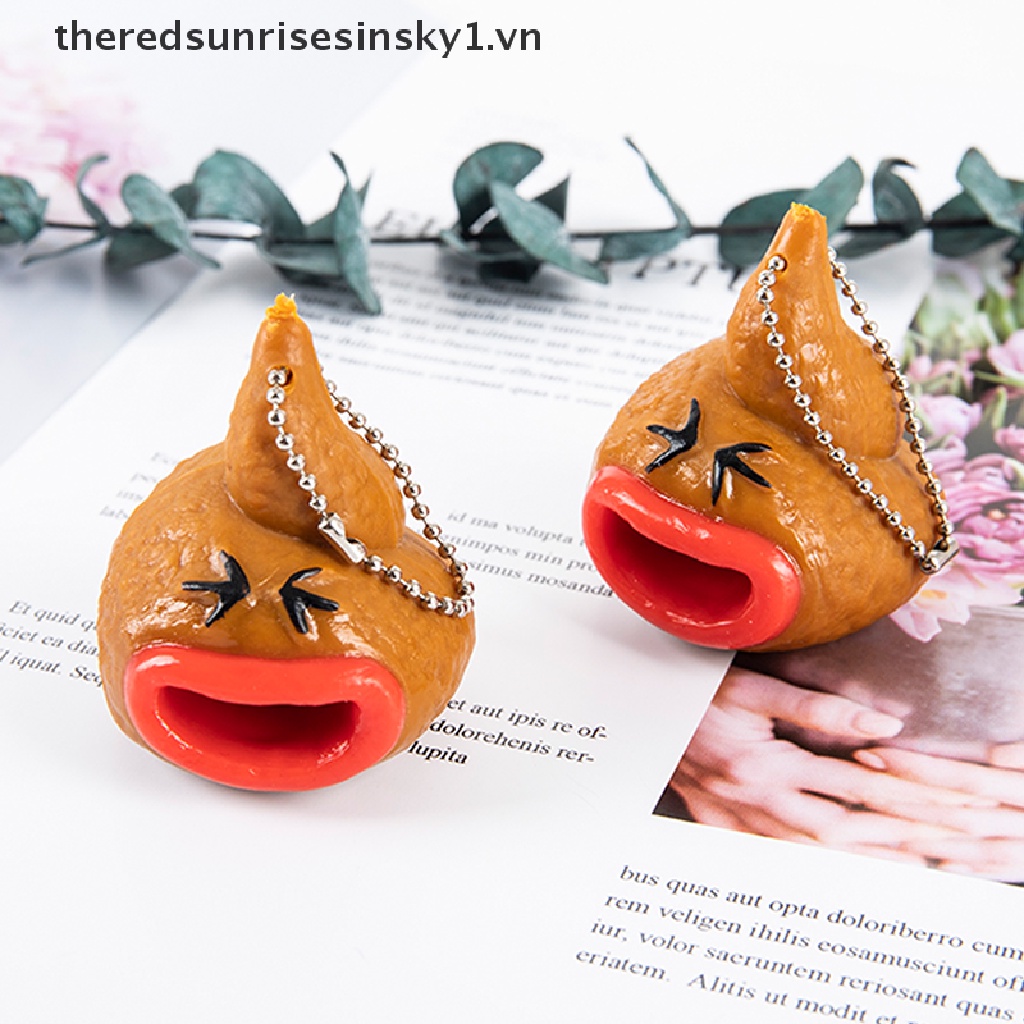 Móc khóa hình Poop vui nhộn độc đáo