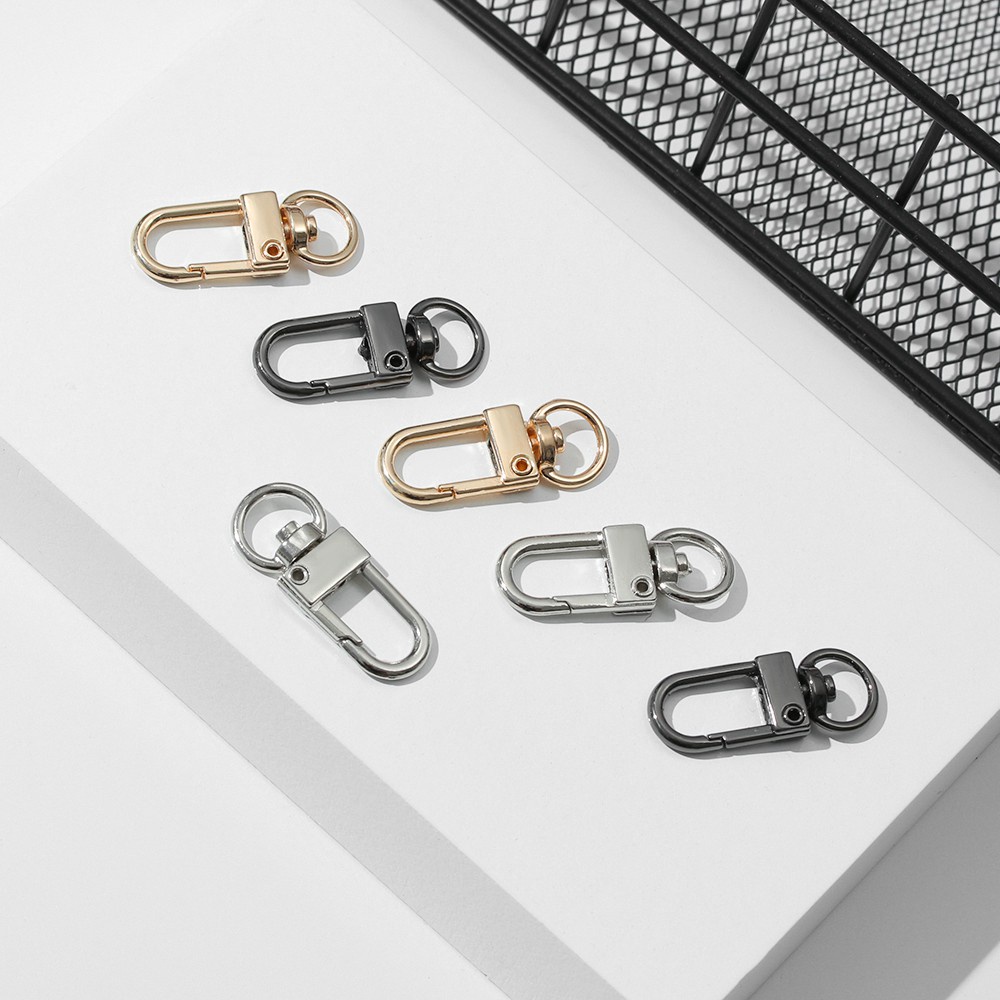 Set 1/5 móc cài bằng kim loại cho đồ trang sức/túi xách/móc khóa nhiều màu sắc tùy chọn DIY